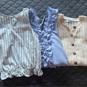 💫 NWOT S/M 3 Pack: Women’s Premium Tanks